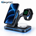 Kavyron™ TrioDock 3-in-1 Wireless Charging Station