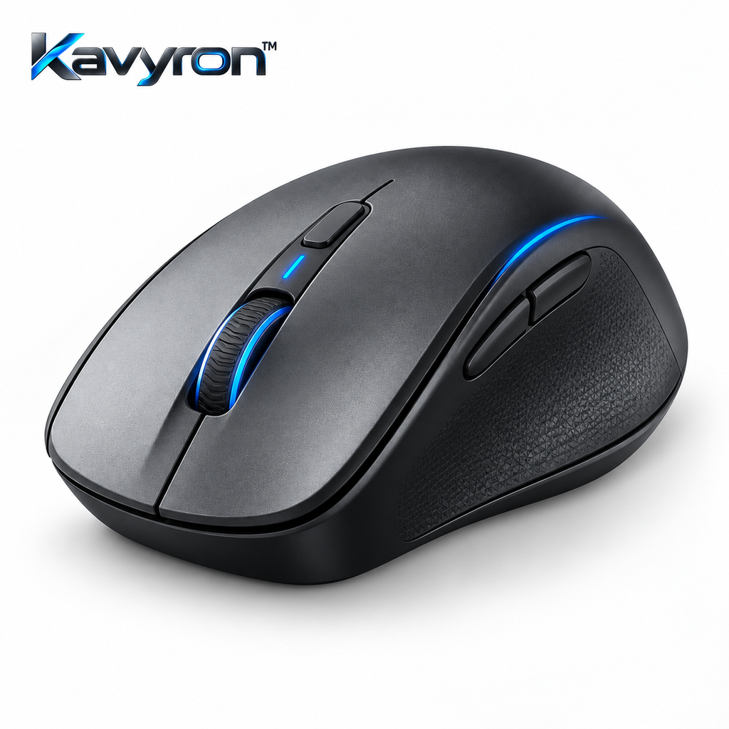 Kavyron™ GlidePro Ergonomic Wireless Mouse