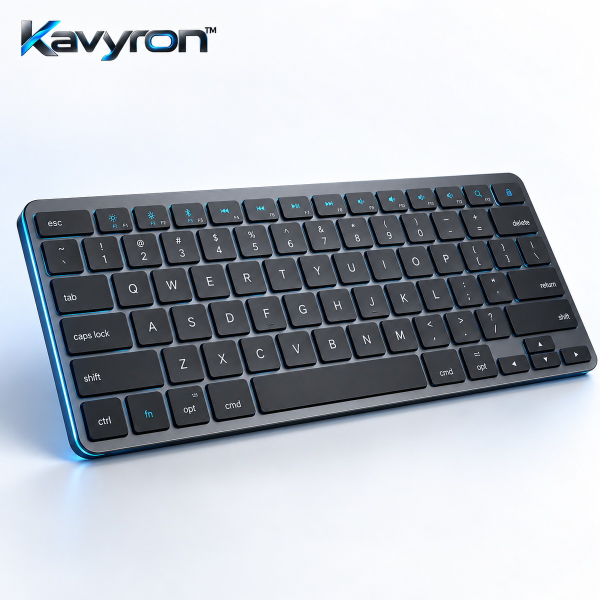 Kavyron™ SlimType Compact Wireless Keyboard