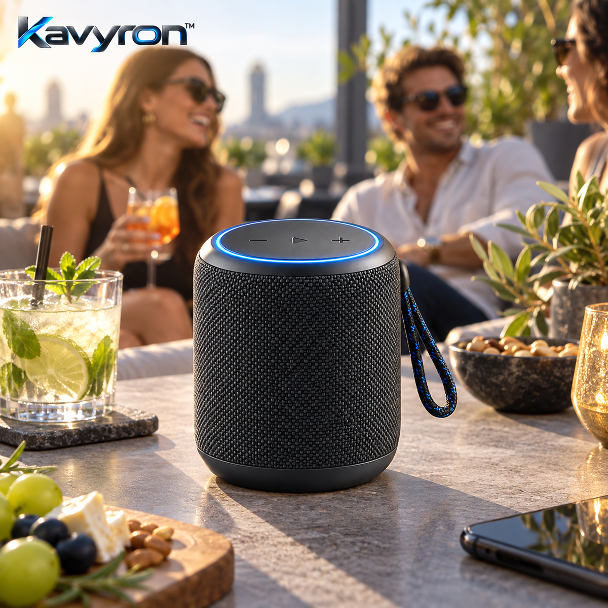 Kavyron™ PulseGo Portable Bluetooth Speaker