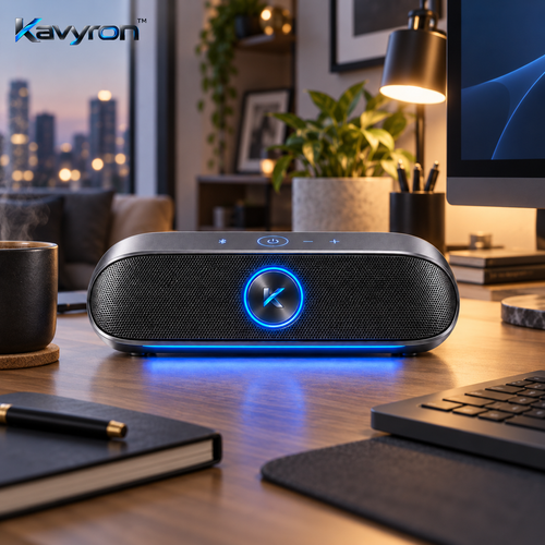 Kavyron™ ArcBeat Modern Desktop Bluetooth Speaker