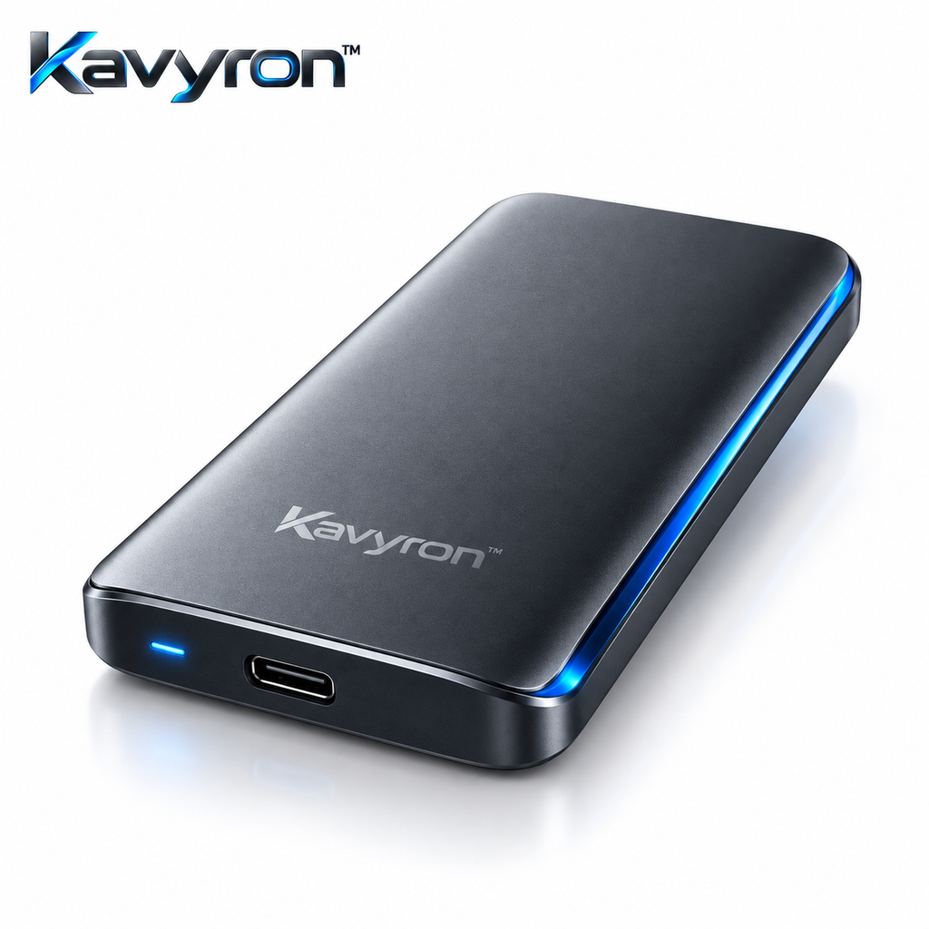 Kavyron™ Slim Portable USB-C SSD