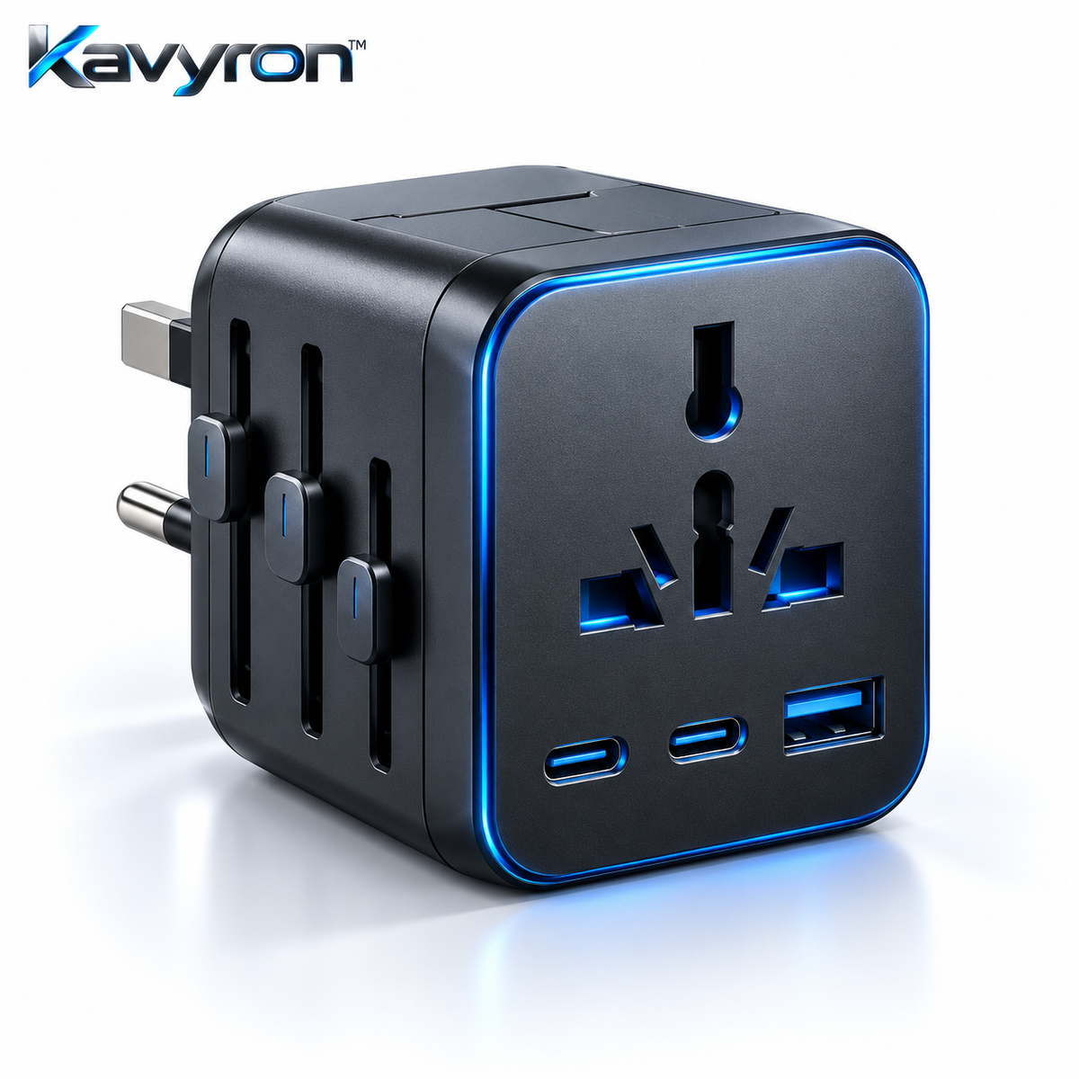 Kavyron™ Universal Travel Power Adapter