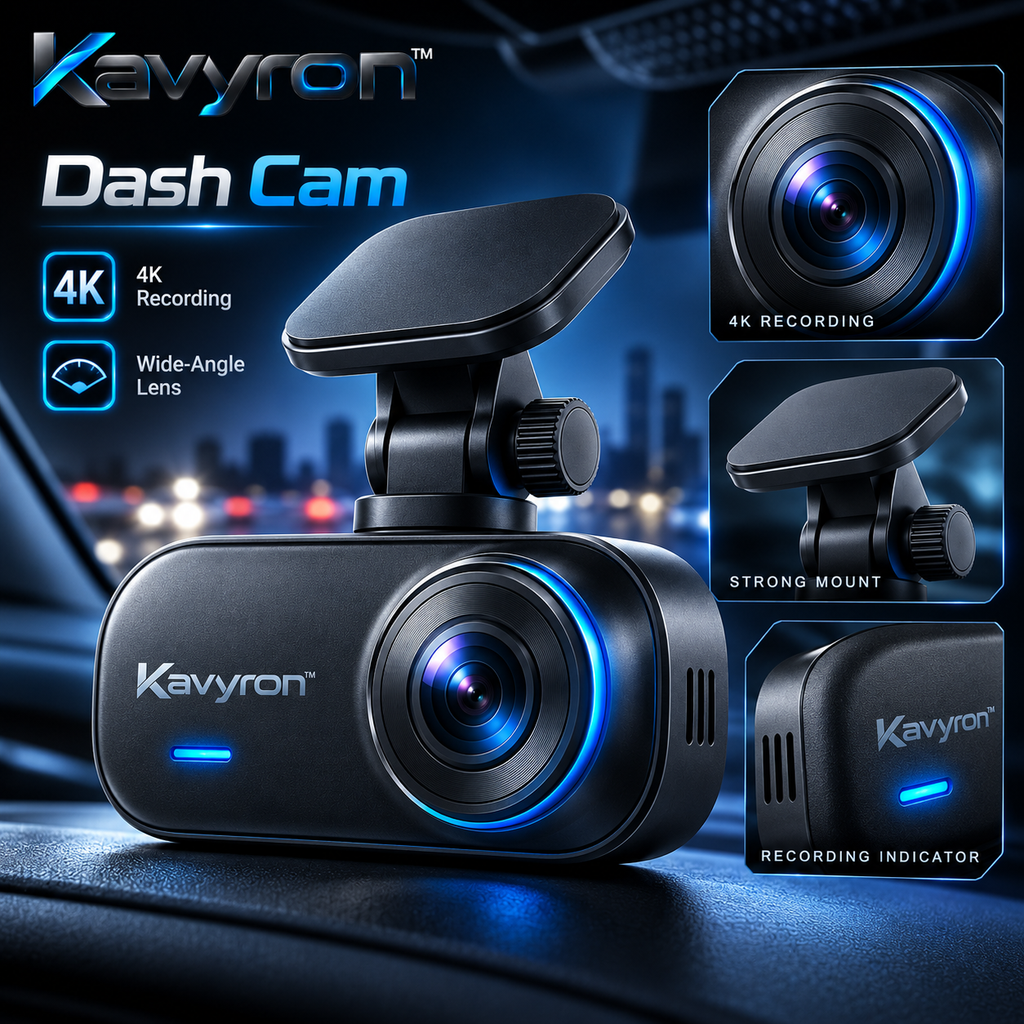 Kavyron™ Compact Dash Camera