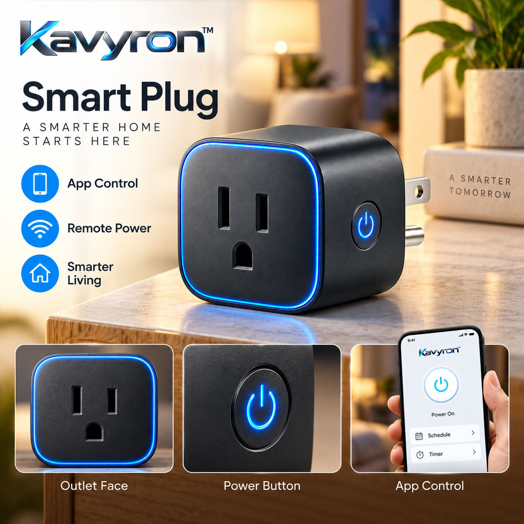 Kavyron™ Wi-Fi Smart Plug