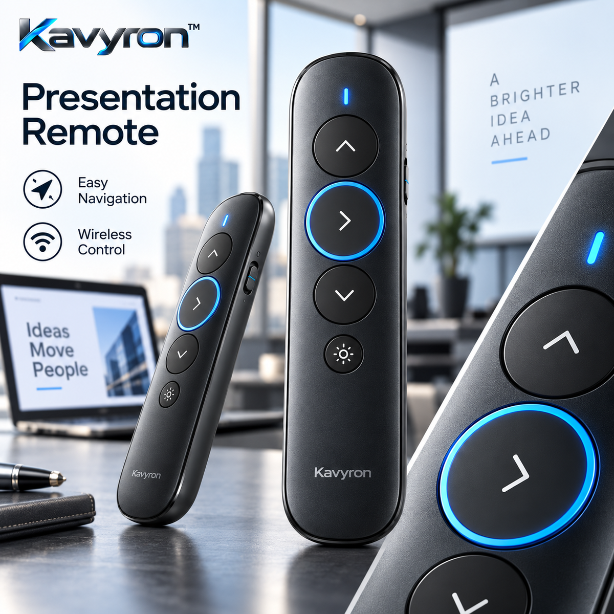 Kavyron™ Wireless Presentation Remote